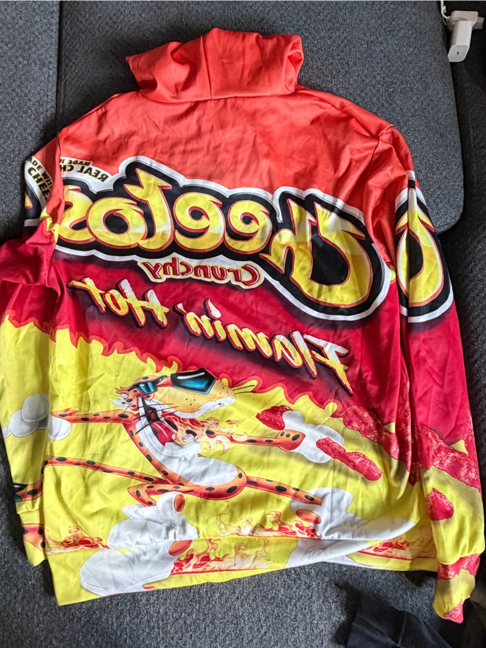 Kids Hot Cheetos Graphic Bottoms - Red & Yellow